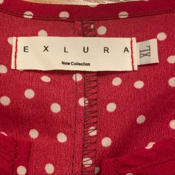 ❌SOLD❌Retro Polka Dotted & Ruffled Dress - Picture 6 of 10